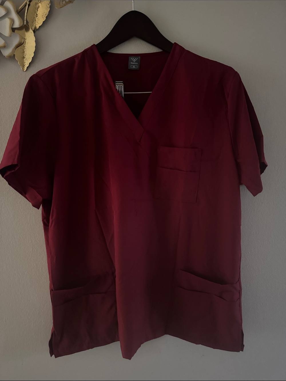 Unbranded Women's V-Neck Camisole Top in Burgundy